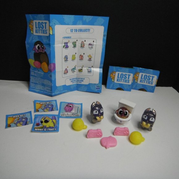 Lost Kitties Easter Special Glitter Sparkle Figures - Picture 1 of 13